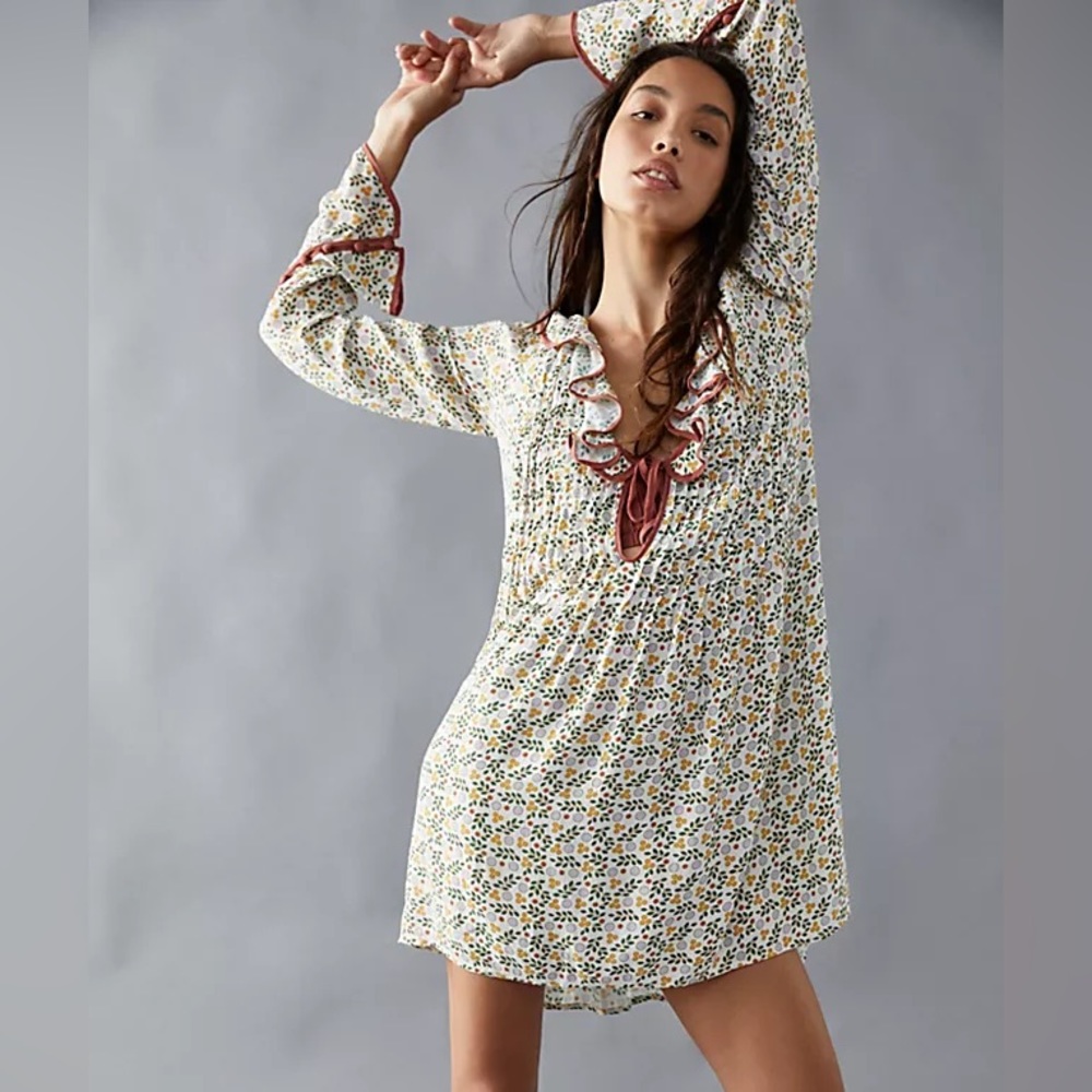 Free People Blossom Baby Mini Dress NWT
